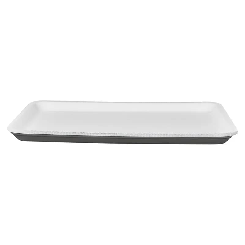 9SHD Meat Tray 9.25X12.31X0.75 IN Polystyrene Foam White Heavy 200/Case