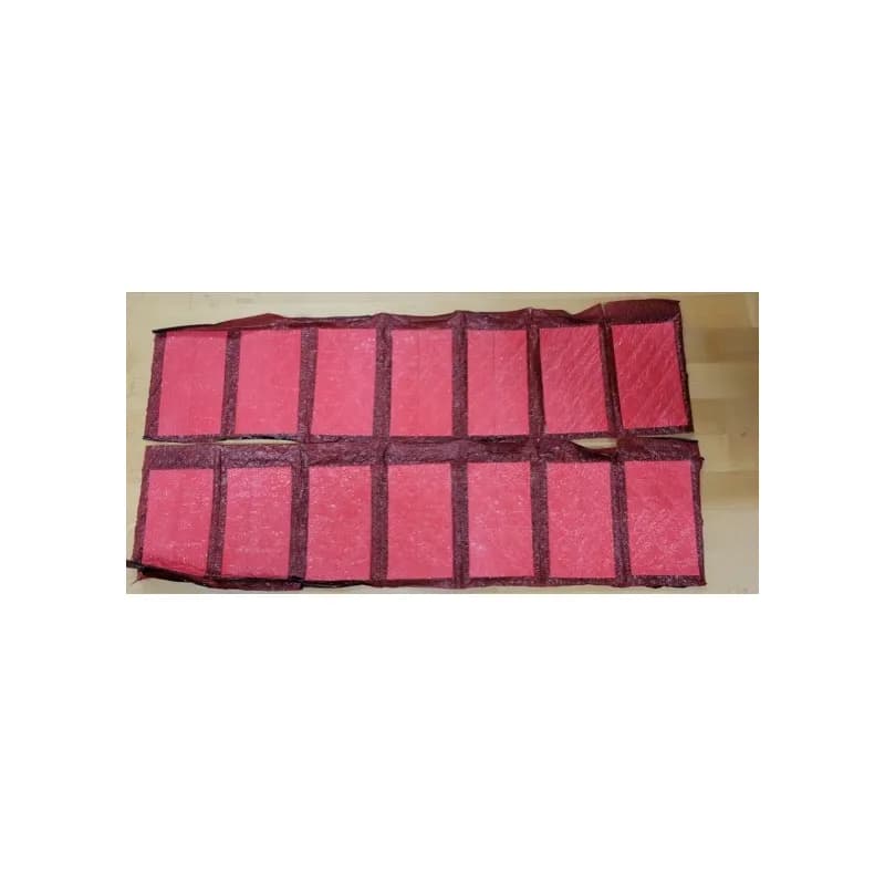 Ultra-Zap Meat Pad 3.75X6.75 IN Plastic Cellulose Black Pink Rectangle Absorbent 3500/Case