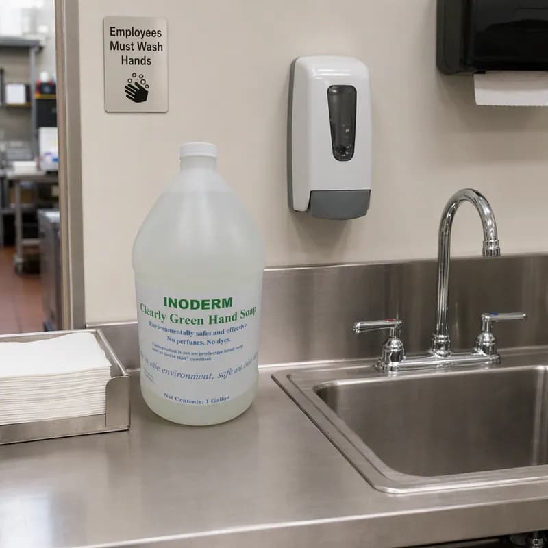 Clearly Green Hand Soap Liquid 1 GAL Unscented Clear Lotion 4/Case