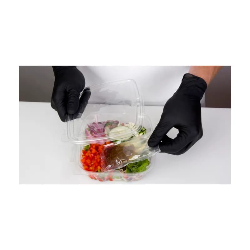 Gloves XL Black 3g Nitrile Rubber Disposable Powder-Free 200 Count/Pack 5 Packs/Case 1000 Count/Case
