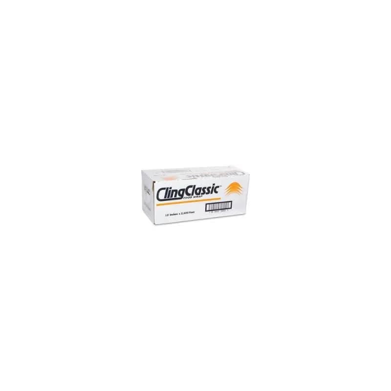 ClingClassic Cling Film Cutter & Roll 12IN X2000FT Plastic Clear 1/Roll