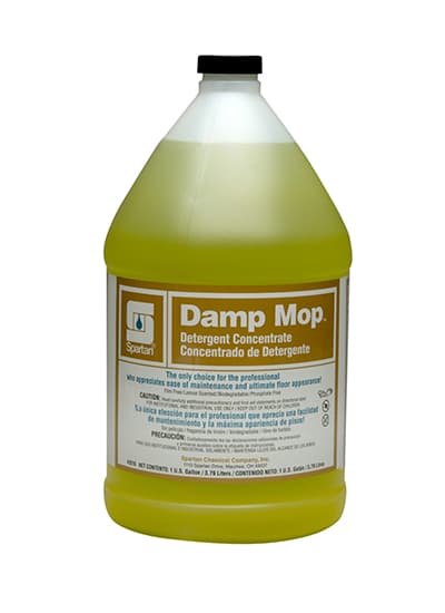 Lemon Damp Mop Floor Cleaner 1 GAL Daily Neutral Concentrate No Rinse 4/Case