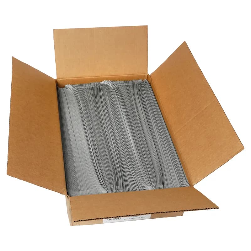 Bagcraft® Garlic Bread Bag 5.25X3.5X20 IN Foil-Lined Paper Silver White 500/Case