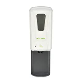 Hand Sanitizer & Soap Dispenser Liquid Gel 1200 mL White ABS Touchless Surface Mount With Drip Tray 1/Each