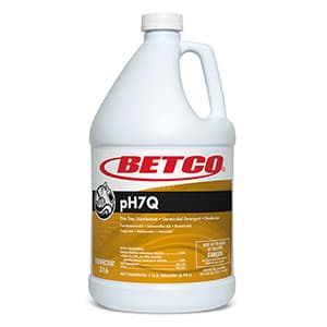 pH7Q® Pleasant Lemon Disinfectant Cleaner 1 GAL Multi Surface Neutral Concentrate Liquid Germicidal Deodorizing 4/Case