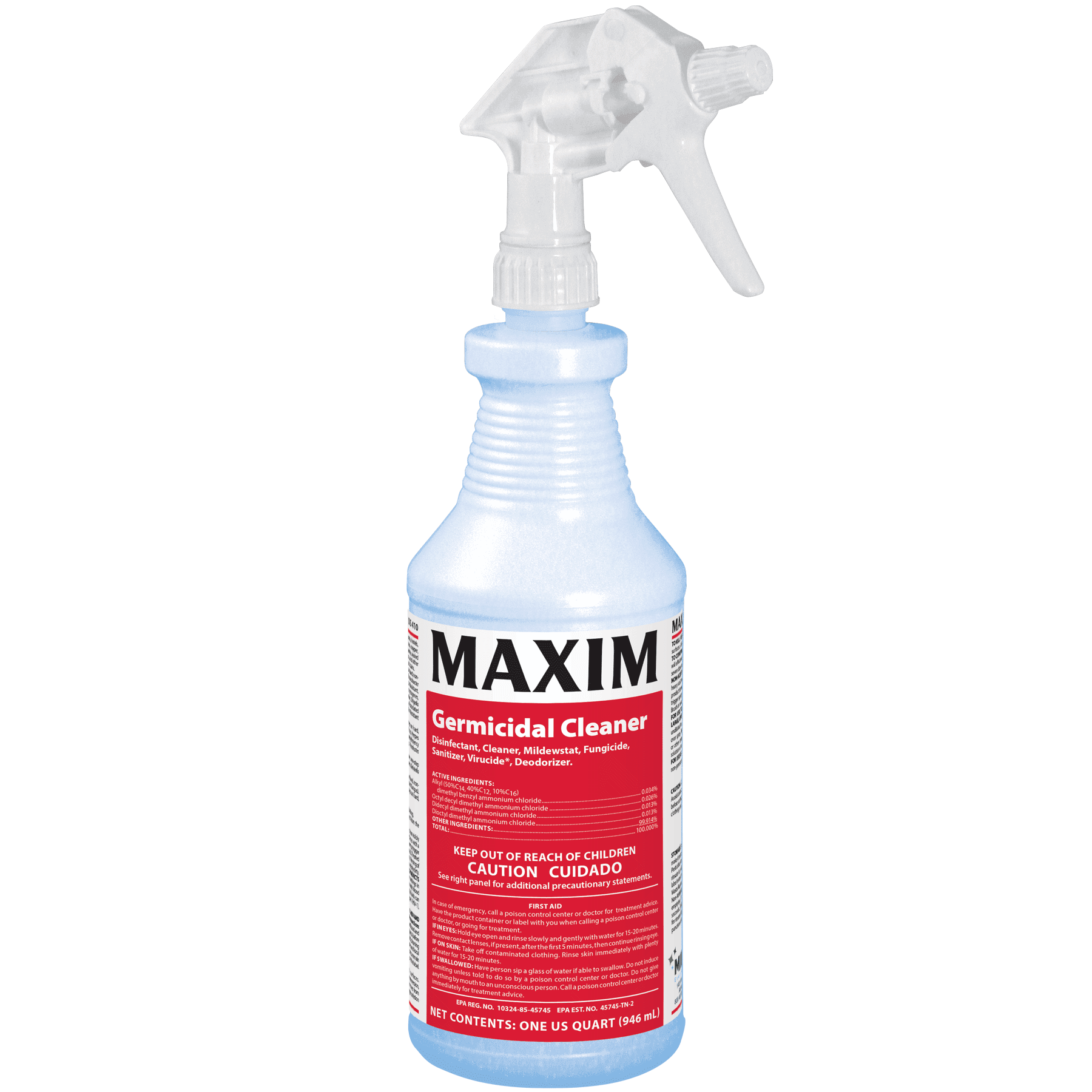 Maxim® Lemon Germicidal 32 FLOZ Liquid 12/Case