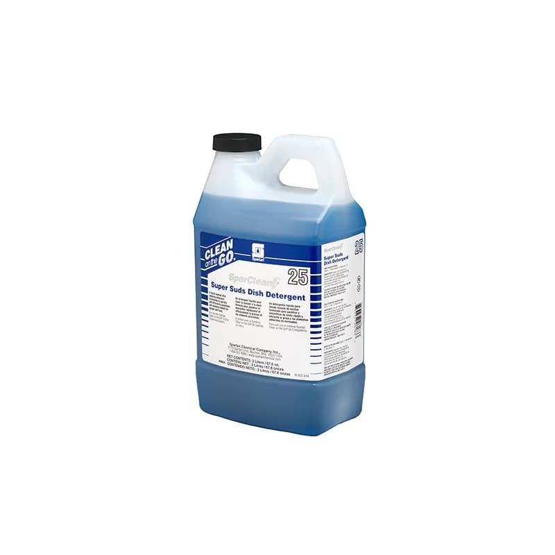 SparClean® Super Suds 25 Pleasant Scent Dish Detergent 2 L Neutral 4/Case
