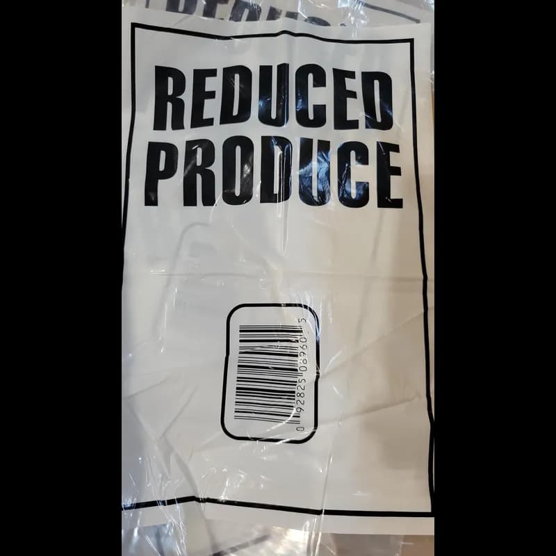 Produce Bag 10X17 IN LDPE Clear 1000/Case