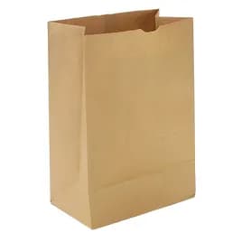 Grocery Bag 1/6 BBL Paper 40/40# With Self-Opening (SOS) Closure Duplex 400/Bundle