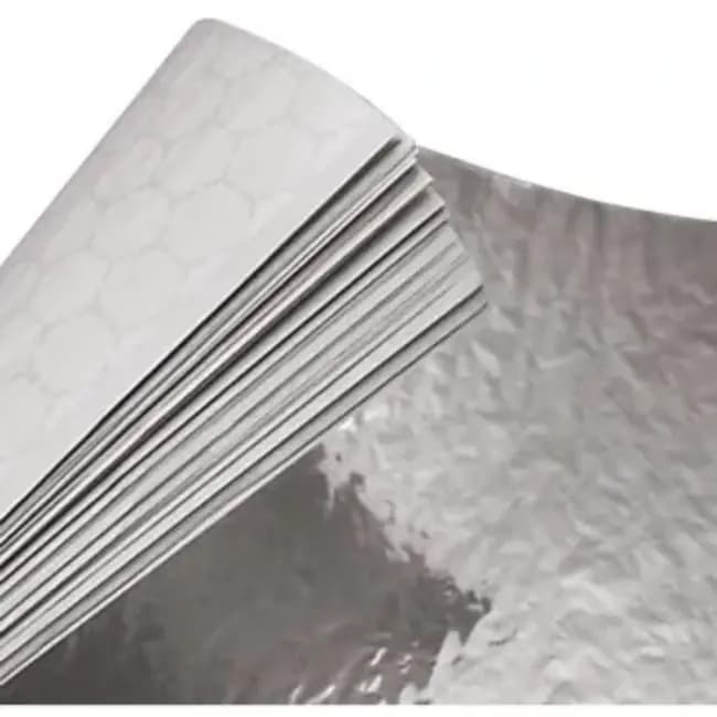 Foil Sheets 13X10.5 IN Yellow Rectangle 500 Count/Pack 5 Packs/Case 2500 Count/Case