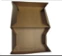 Cake Box 18X14X5 IN Corrugated Paperboard Kraft 50/Bundle