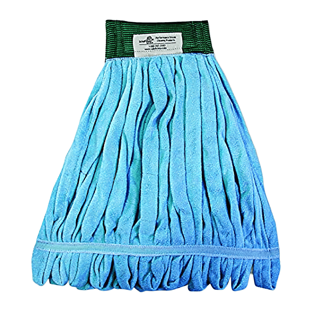 Mop Head Medium (MED) Blue Microfiber Loop End 1/Each