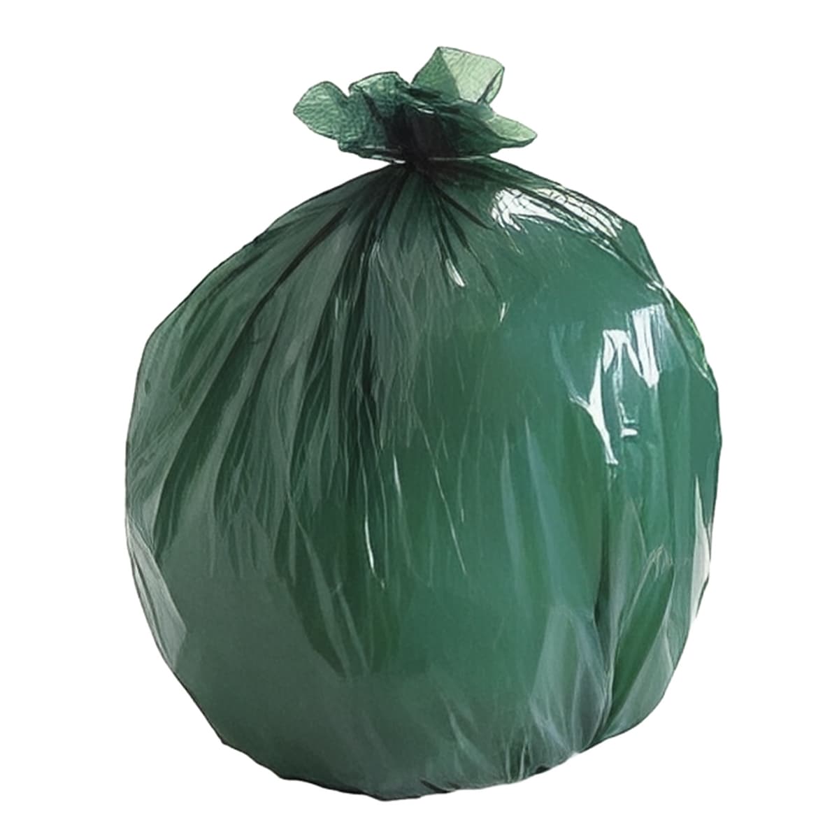 Can Liner 43X48 IN 45 GAL Green Plastic 1.2MIL 100/Case