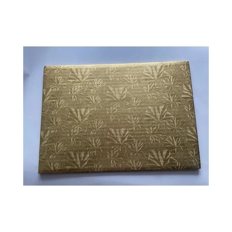 Cake Board Full Size 18X27X0.25 IN Paperboard Gold Rectangle 50/Case