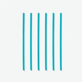 phade® Jumbo Straw 0.219X7.75 IN PHA Teal Paper Wrapped 375 Count/Pack 10 Packs/Case 3750 Count/Case