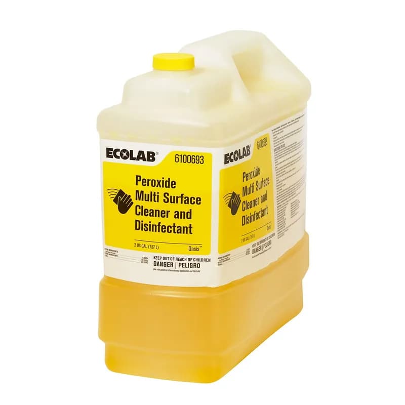 Pleasant Scent One-Step Disinfectant 2 GAL Multi Surface Concentrate Hydrogen Peroxide 1/Case