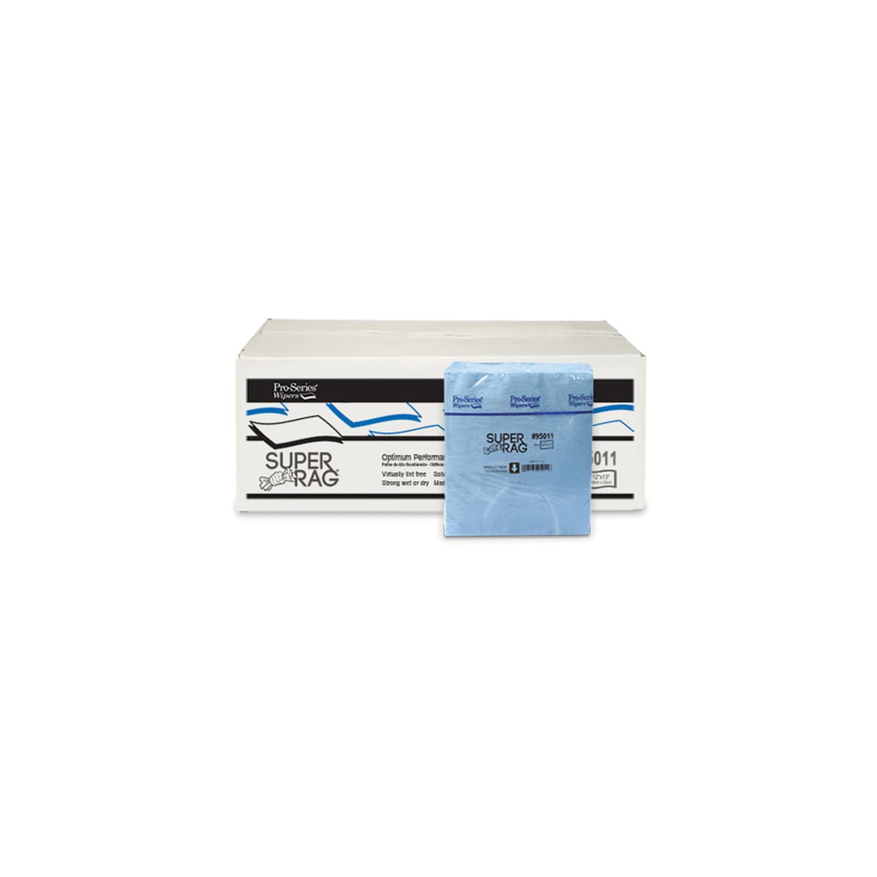 Cleaning Wipe 12X13 IN Blue 500/Case