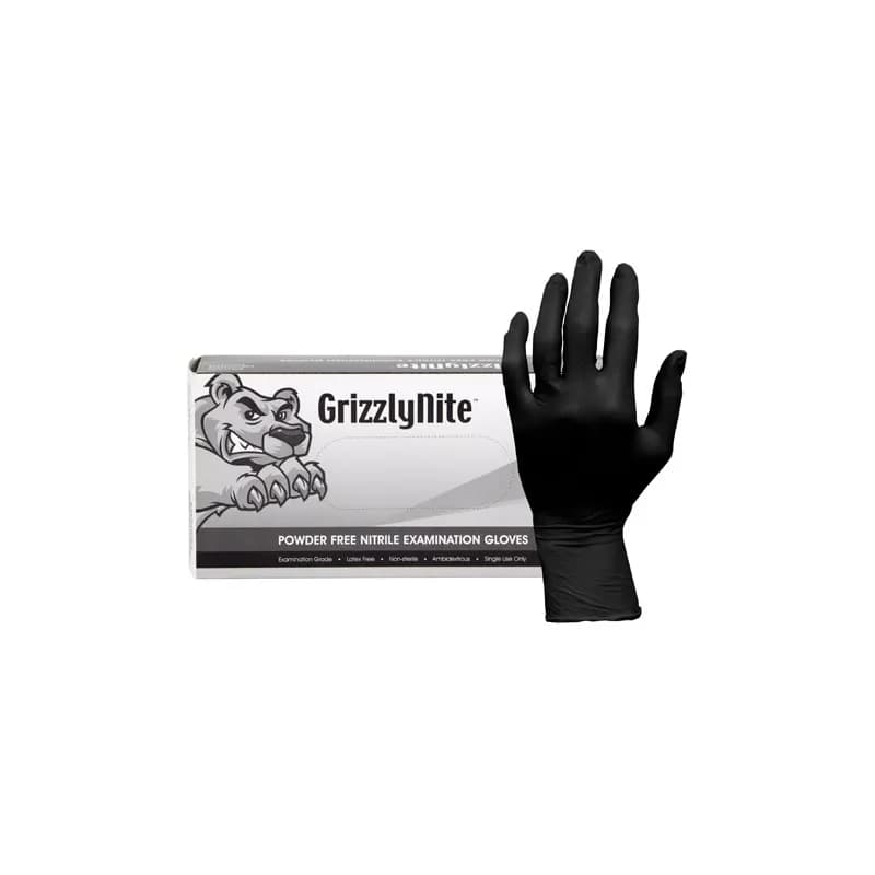 ProWorks® Gloves XL Black Nitrile Powder-Free 100/Pack