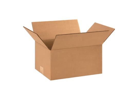 Box 12X9X6 IN Kraft Corrugated Cardboard 32ECT 200# 500 Count/Case
