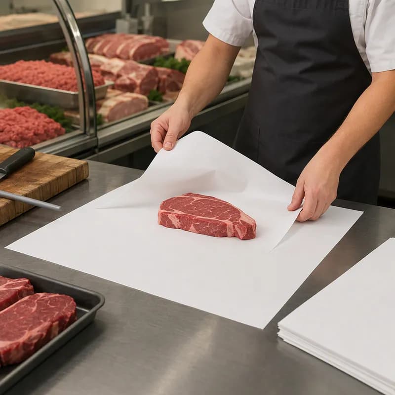 Steak & Butcher Paper Sheets 36X36 IN 40LB White 417/Pack