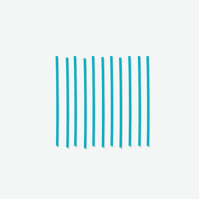 phade® Stirrer 0.115X5 IN PHA Teal Unwrapped 1000 Count/Pack 6 Packs/Case 6000 Count/Case