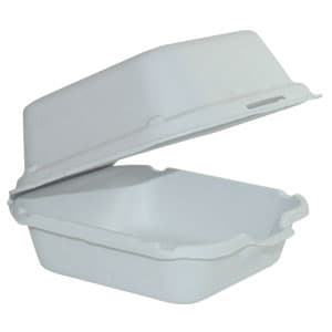 Harvest® Take-Out Container Hinged 5.7X5.7X3 IN Plant Fiber Square 500/Case