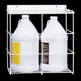 Storage Rack 1 GAL 2 CT Plastic F-Style Lockable 1/Each