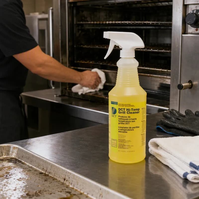 DCT Unscented Oven & Grill Cleaner 32 FLOZ High Temperature Non-Caustic RTU 6/Case