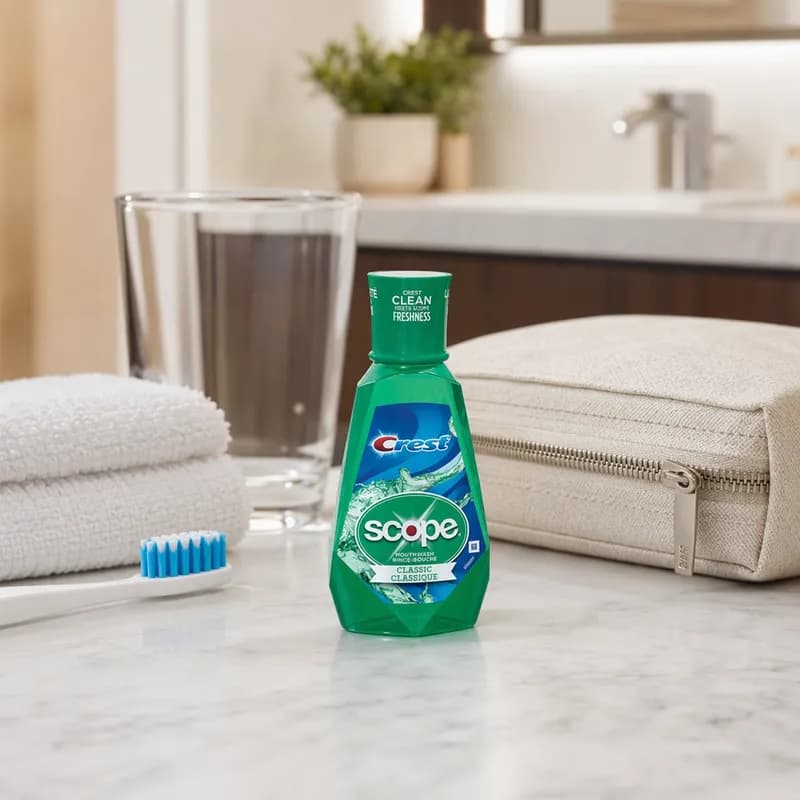 Scope® Mouthwash 1.2 FLOZ Mint Green 180/Case