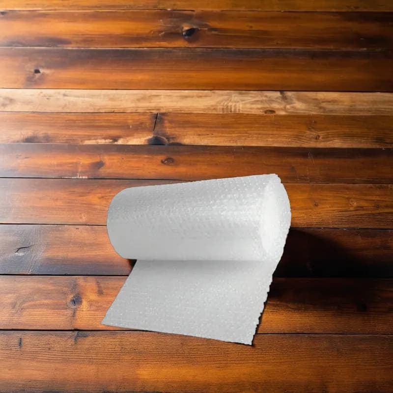 Roll Bubble Wrap 24IN X250FT Clear Plastic 1/2 IN Bubble Perforated 1/Bundle