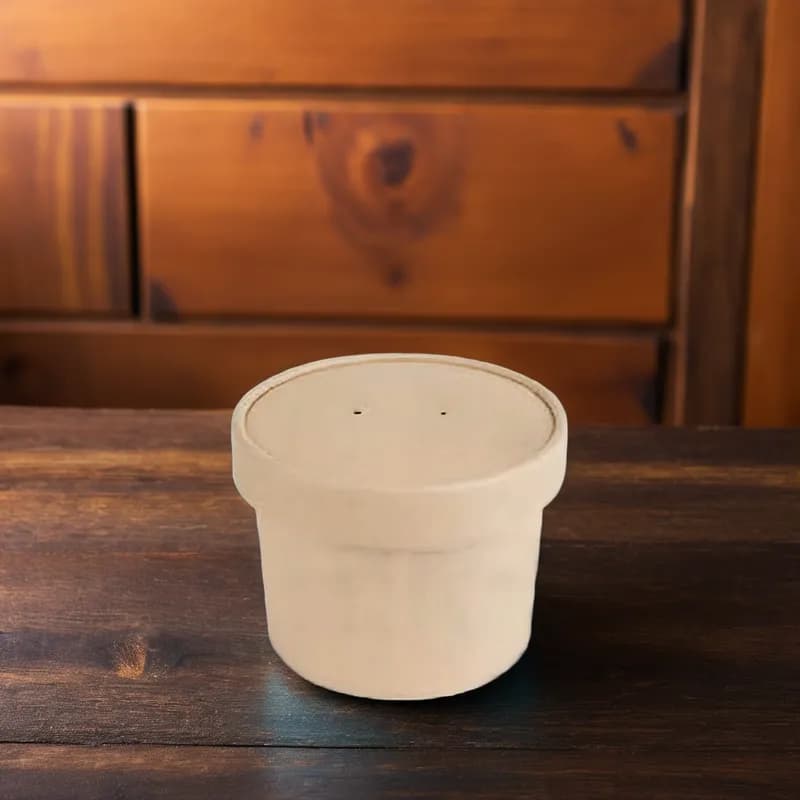 Victoria Bay Food Container Base & Lid Combo 12 OZ Paperboard Kraft Vented 250/Case