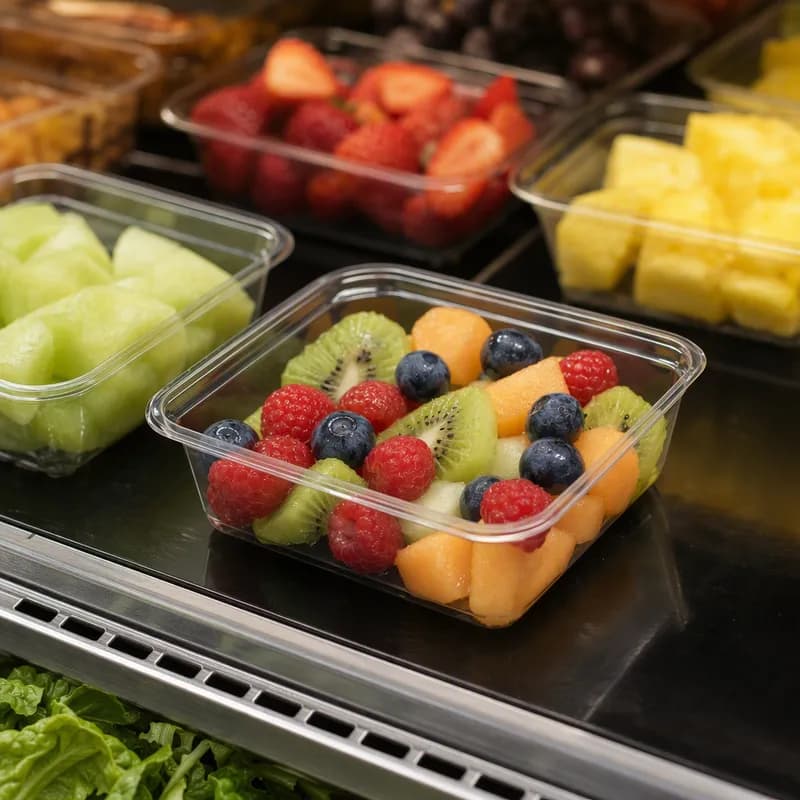 Produce Tray Base 16 OZ Plastic 540/Case