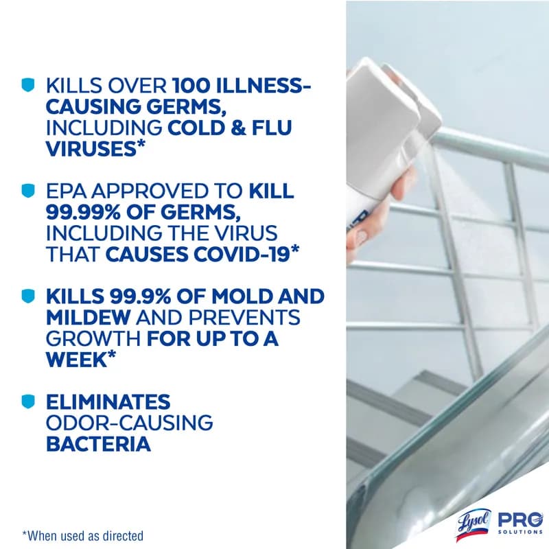 Lysol® Disinfectant 19 FLOZ Multi Surface Aerosol 12/Case