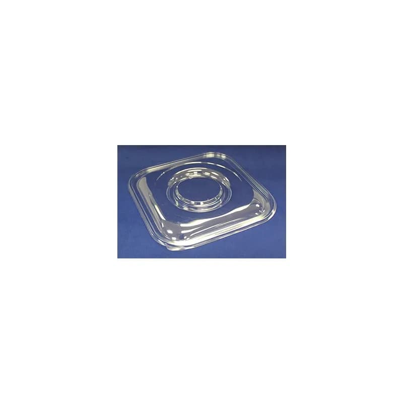 Lid Dome 13X13X1 IN PET Clear Square For Container 80/Case