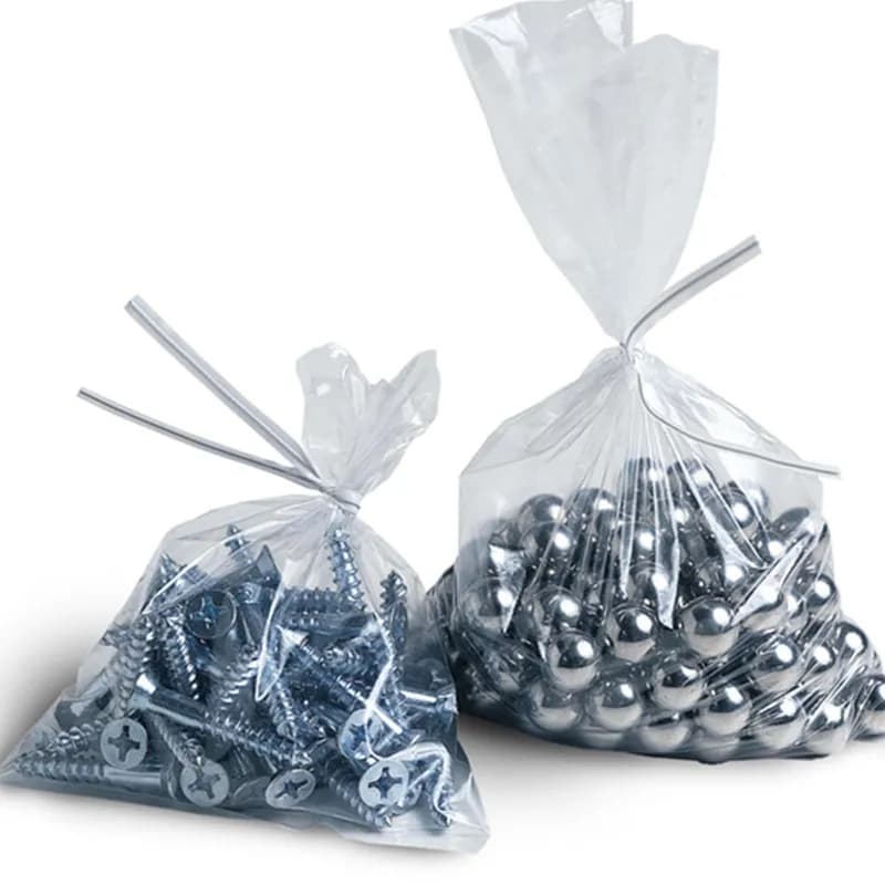 TUF-R® Bag 12X16 IN LLDPE 2.75MIL Extra Heavy Duty Clear With Open Ended Closure Flat 1000/Case