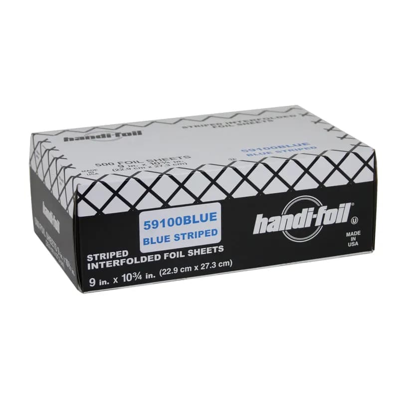 Foil Sheets 9X10.75 IN Aluminum Blue Interfold 3000/Case