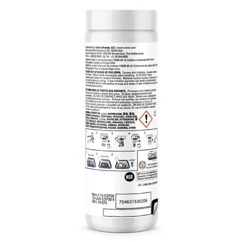 Cafiza® Odorless Espresso Machine Cleaner 20 OZ Powder 12/Case