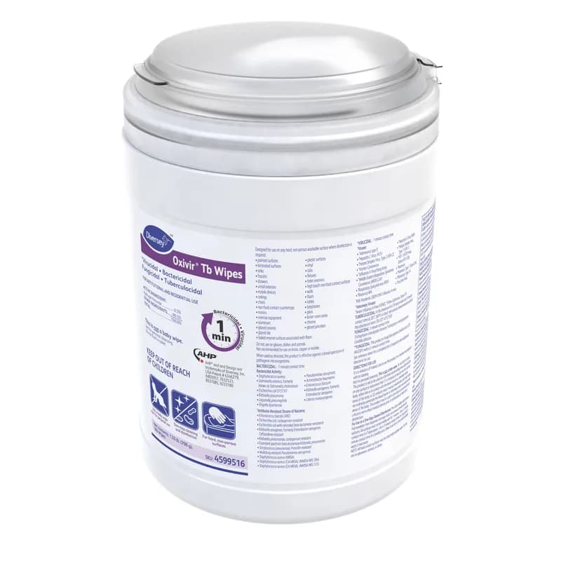 Oxivir® Tb Cherry Almond One-Step Disinfectant Wipe Accelerated Hydrogen Peroxide (AHP®)160 Count/Pack 12 Packs/Case