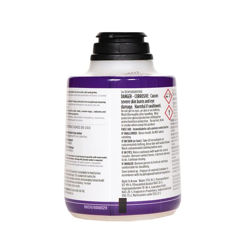 TruShot 2.0® Power Fruity Floral Cleaner & Degreaser 10 FLOZ Multi Surface Alkaline Concentrate 4/Case