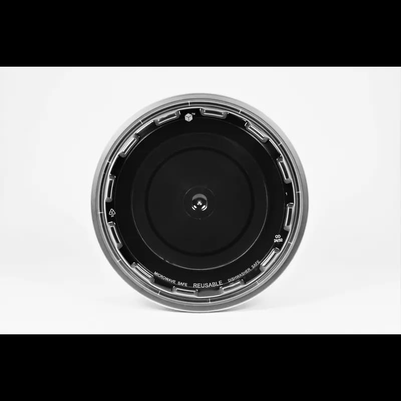Take-Out Container Base & Lid Combo 32 OZ Plastic Black Round 150/Case