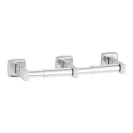 Toilet Paper Dispenser Stainless Steel Surface Mount Polished 2-Roll 1/Each