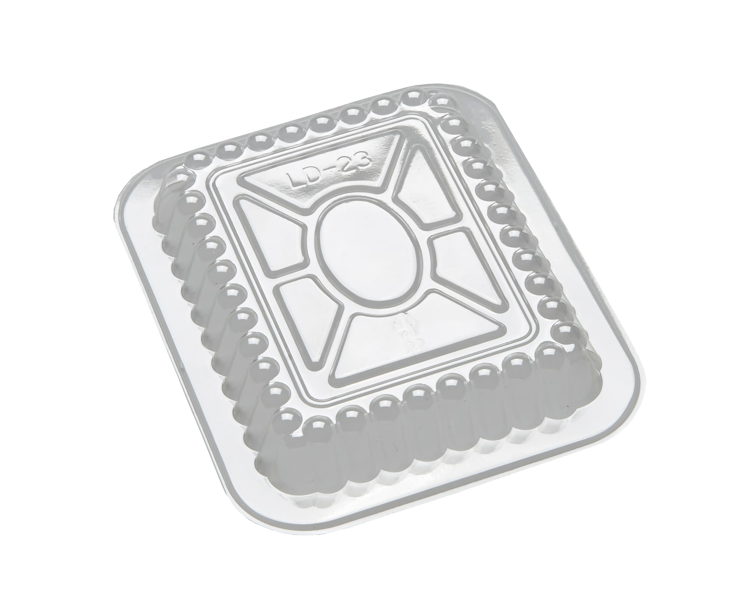 Victoria Bay Lid Dome 5.5X4.5X0.75 IN Plastic Clear Oblong For 16 OZ Container 250 Count/Pack 4 Packs/Case 1000 Count/Case