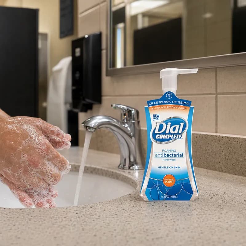 Dial Complete® Hand Soap Foam 7.5 FLOZ Antibacterial 8/Case