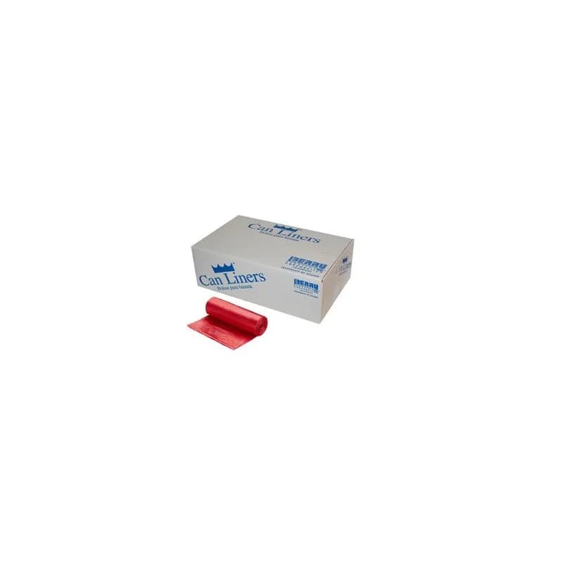 Hospi-Tuff® Biohazard Bag 24X24 IN 7-10 GAL Red HDPE 11MIC Coreless 1000/Case