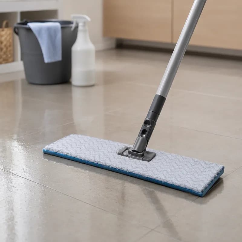 Premira® Mop Pad 5X19 IN Blue Microfiber High Absorbency 36/Case