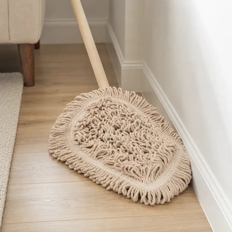 Dust Mop Cotton Launderable Triangle 1/Each