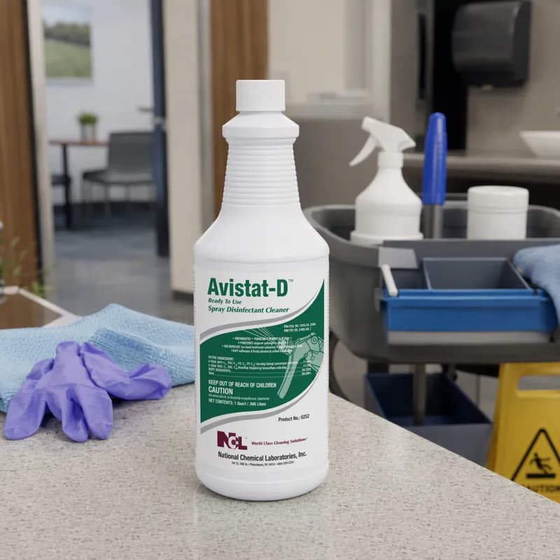 Avistat-D® Floral Citrus One-Step Disinfectant 32 FLOZ Multi Surface RTU Quat 12/Case
