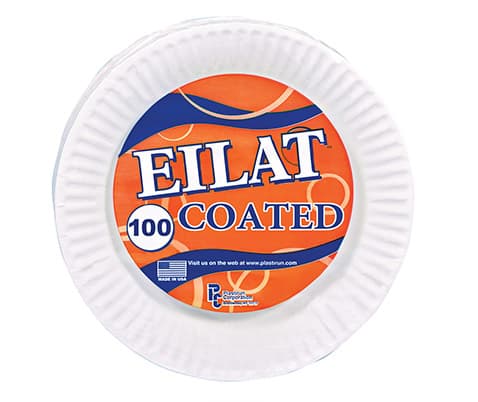 Plate 9 IN Clay-Coated Paperboard White Round 1000/Case
