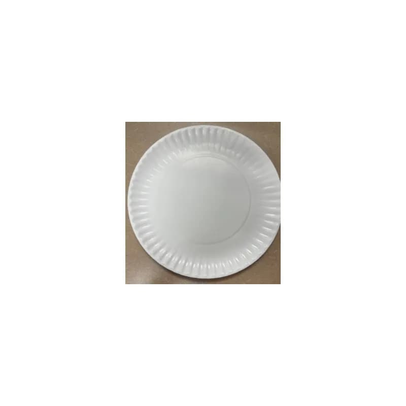 Plate 9 IN Clay-Coated Paperboard White Round 1000/Case