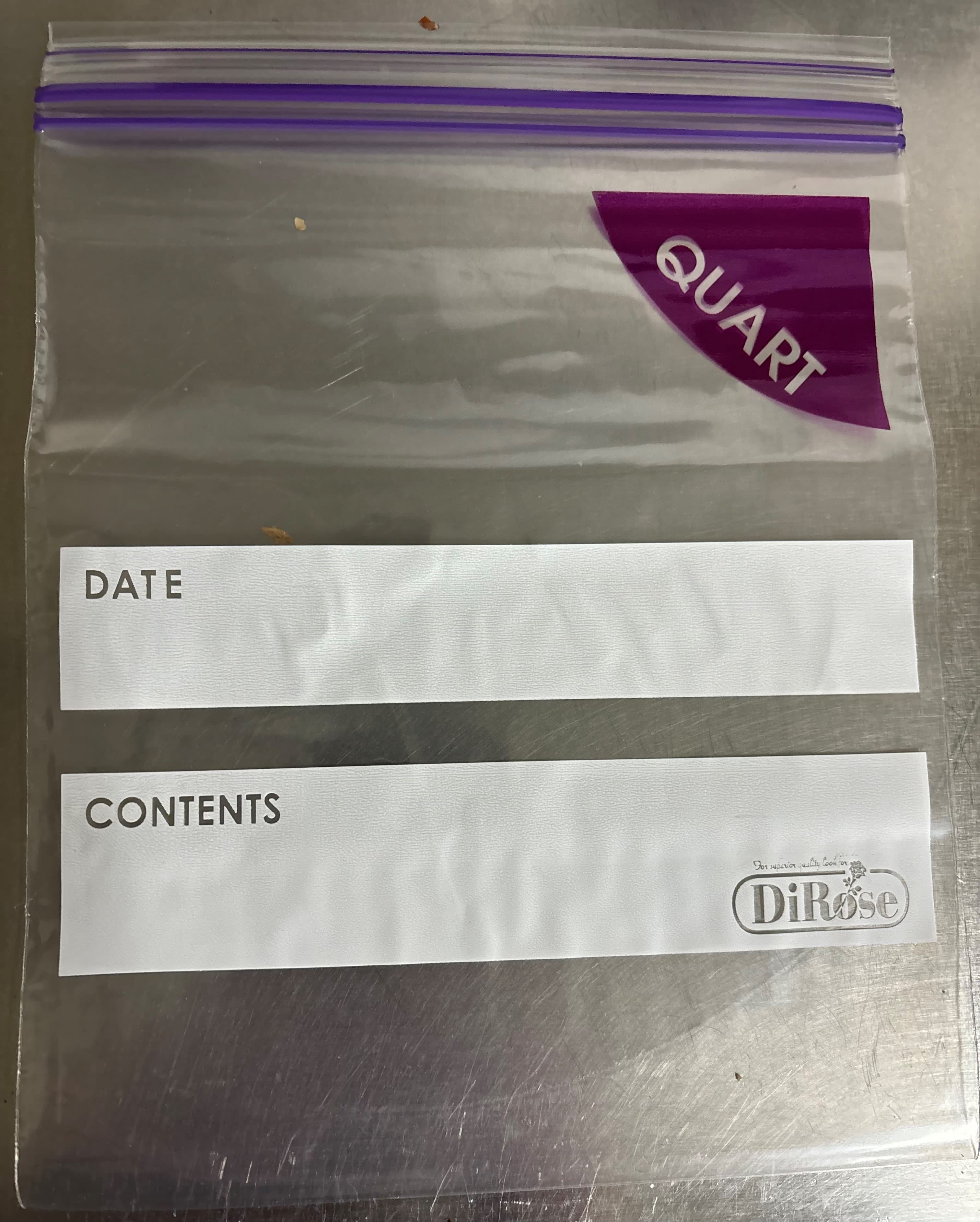 Bag 7X8 IN Plastic 2MIL With Reclosable Zip Seal Closure 500/Case